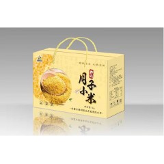 大漠蕎鄉(xiāng) 綠色 無(wú)公害小米  月子小米  5kg  禮盒裝      5塊